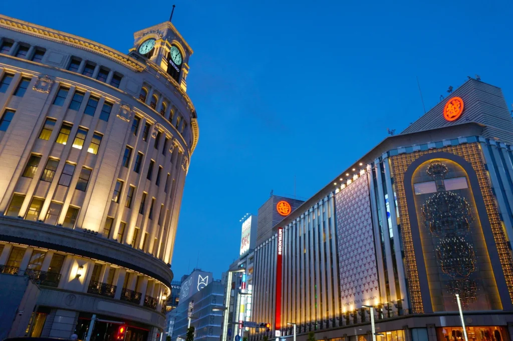 銀座の風景の画像